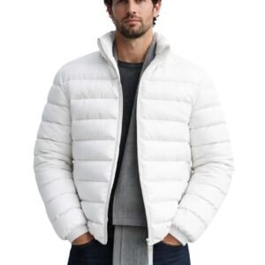 Men’s Insulated Zip-Front Puffer Jacket-KTTMENSPUFFERJACKET55L