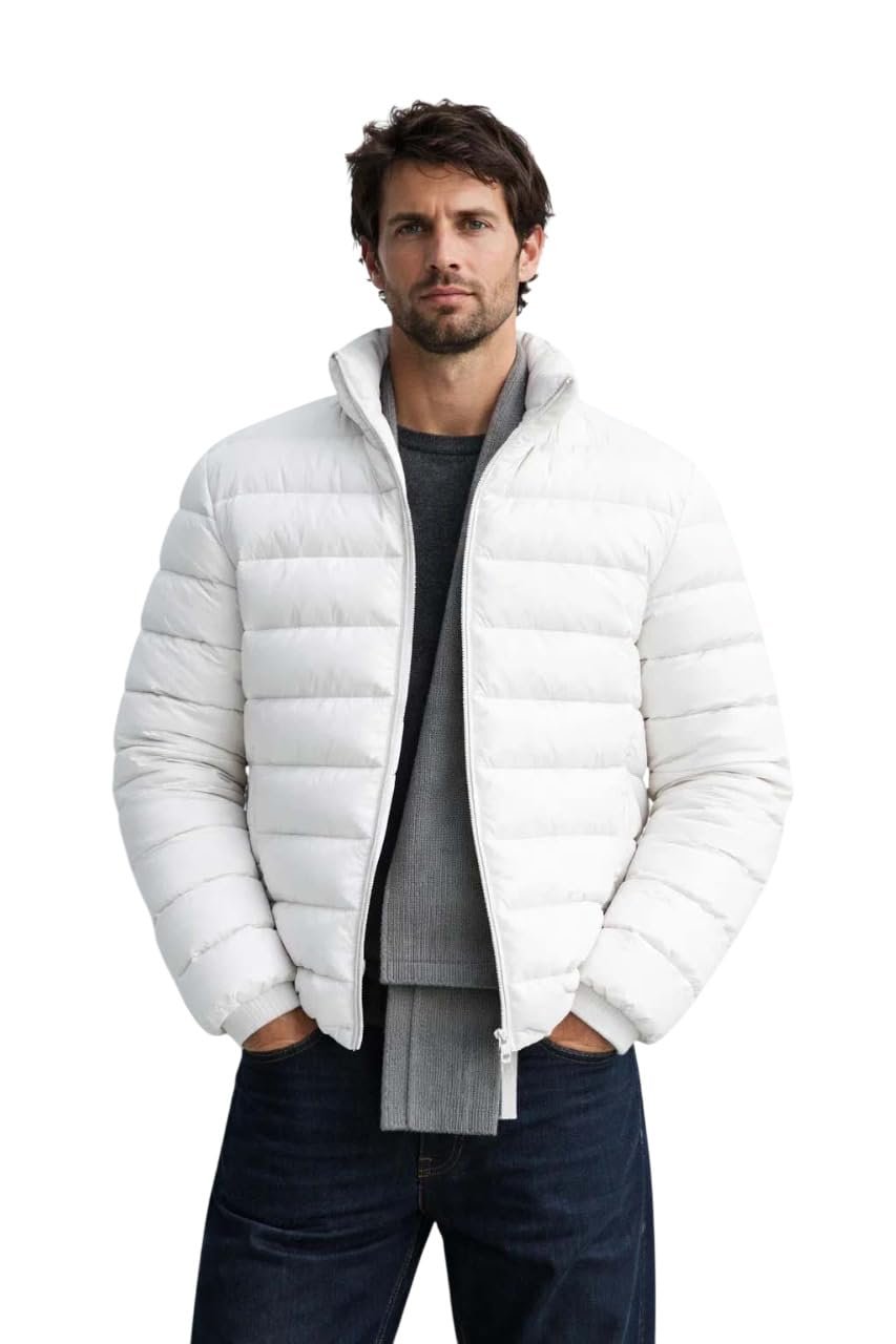 Men’s Insulated Zip-Front Puffer Jacket-KTTMENSPUFFERJACKET55L