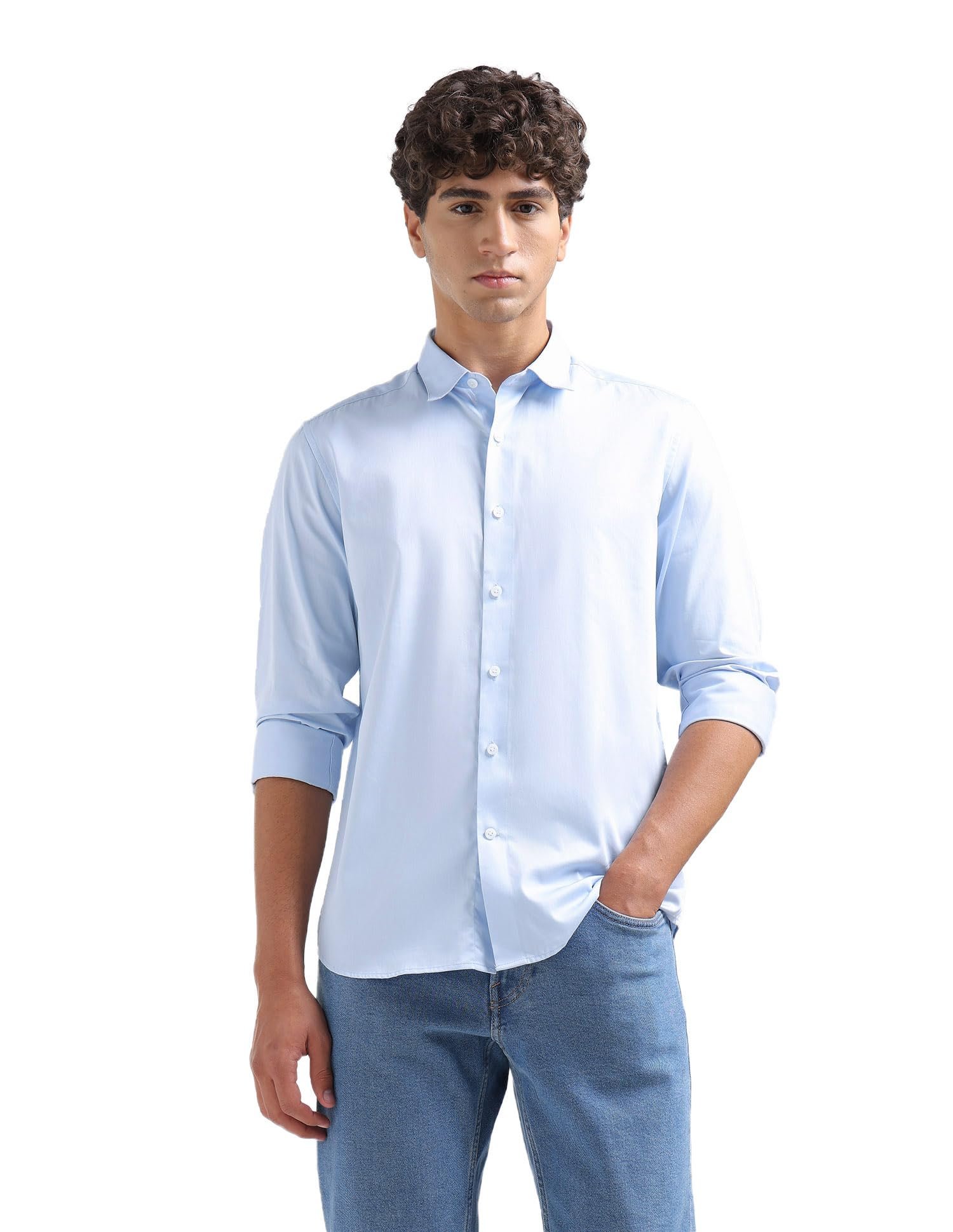 Satin Slim Fit Shirt