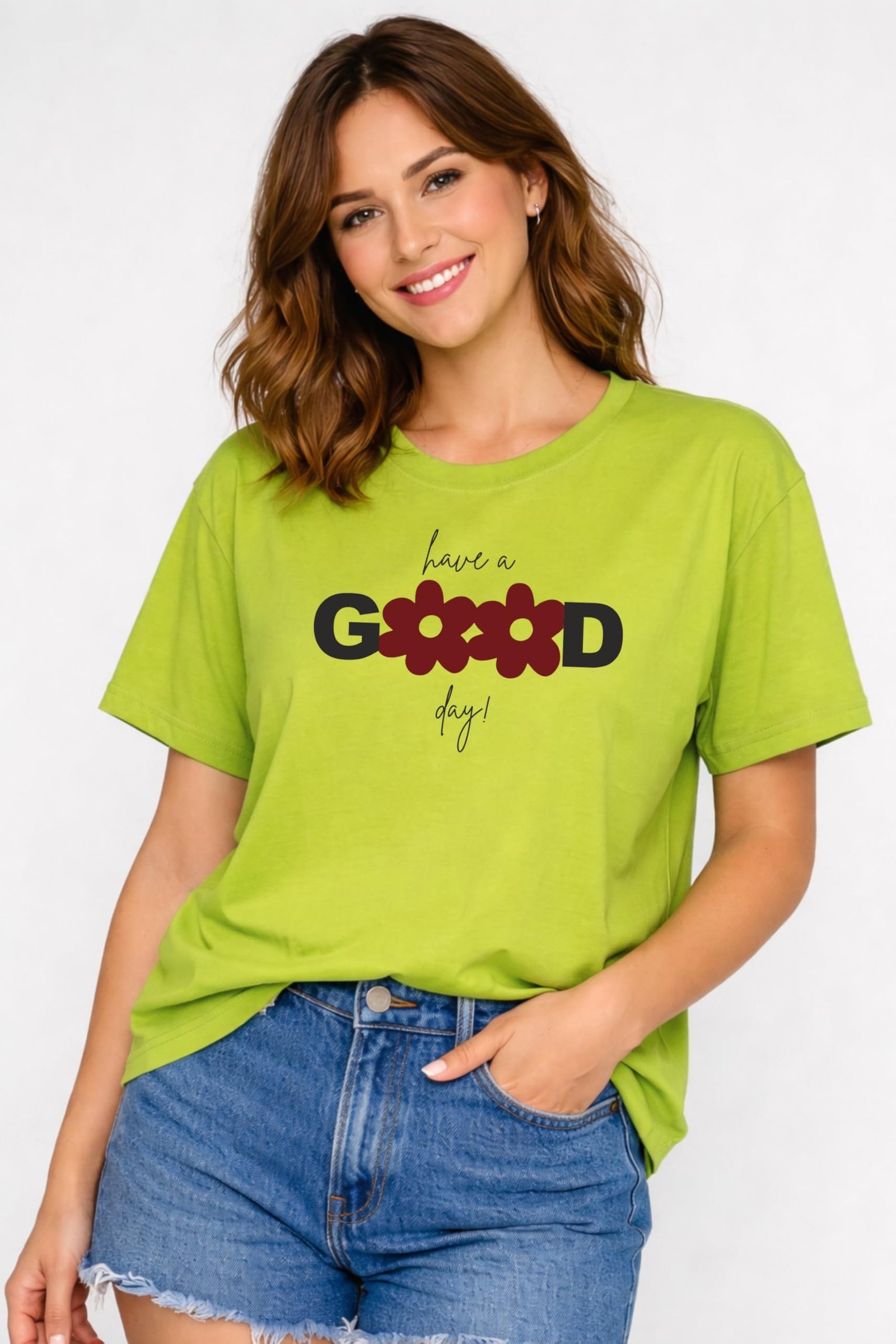 Women’s Loose Fit Graphic Printed T-Shirt | Soft Cotton Blend Fabric | Round Neck Half Sleeve Casual Top, Travel & College - Image 2